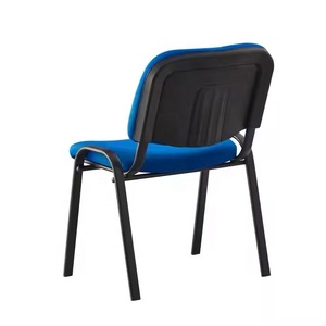 كرسي تدريب قاعة قوي للدراسة أسود رخيص بسعر الجملة ، إطار معدني مخصص ، كرسي مؤتمرات قابل للتكديس لغرفة الاجتماعات - Product Image 4