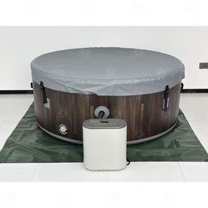 Bain à remous gonflable personnalisé minimaliste avec unité <span class=keywords><strong>de</strong></span> chauffage indépendante pour appartements à louer à court terme et installations <span class=keywords><strong>de</strong></span> loisirs - Product Image 3