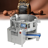 Machine d'emballage de café GDS210B-10 avec remplisseur à vis sans fin pour poudre, rotative automatique, pour sachets préformés en forme de M, largeur maximale du film 210 mm