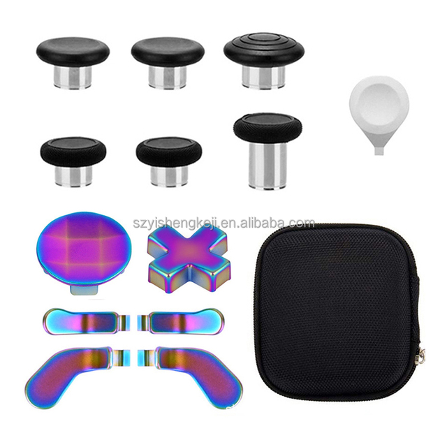 14 in 1 DIY Repair Kit Metal Thumbstick Replacement for Xbox One Elite Series 2 Game Controller Joystick Maintenance Accessories