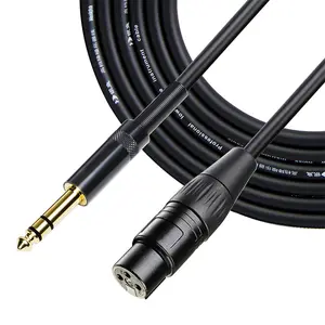 RoHS OFC-cable de micrófono profesional de bajo ruido, cable para micrófono, venta al por mayor, 6m