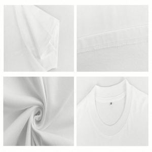 Wholesale 240gsm Heavyweight 100% Cotton Oversized Cropped Boxy Fit Men's Casual Blank Custom Eco-Friendly Breathable T-<b>Shirt</b> - Product Image 6