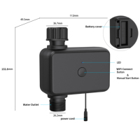 Minuterie vanne d'eau capteur d'application télécommande vocale arrosage automatique Wifi pompe solaire système d'irrigation agricole arrosage Irrigation