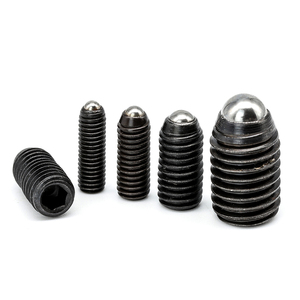10 unids/bolsa 12,9 grado negro acero al carbono hexagonal conjunto de punta de bola <span class=keywords><strong>tornillo</strong></span> resorte bola émbolo <span class=keywords><strong>tornillo</strong></span> prisionero M3 M4 M5 M6 M8 M10 M12 - Product Image 3
