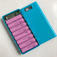 Vente chaude 8x18650 DIY Power Bank Case Box power Shell Travel Pack Charger Box USB Ports/