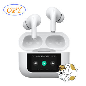 Écouteurs sans fil intra-auriculaires avec affichage numérique, écran tactile, charge, <span class=keywords><strong>montre</strong></span> et lunettes intelligentes tout-en-un, ensemble pratique - Product Image 1