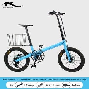 <span class=keywords><strong>Bicicleta</strong></span> <span class=keywords><strong>Plegable</strong></span> de Fibra de Carbono Qingsha Technology, 20 Pulgadas, Frenos de Disco Dobles, Capacidad de Carga de 100 kg, 7 Velocidades, <span class=keywords><strong>Bicicleta</strong></span> Urbana - Product Image 6