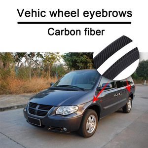 Fender Flare Carbon Fiber Look Rubber <b>Trim</b> 25 33 40 72 Cm Matte Finish <b>Wheel</b> Protection For Car Body Kits - Product Image 2