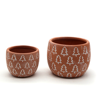 Pot à bonsaï antique en argile brute, contenant pour nourriture succulente, à bon prix, nouveau produit