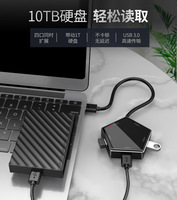 Adaptador USB C 5 en 1 al por mayor de fábrica con 4 puertos USB 3.0 para MacBook Pro Thunderbolt, marca OEM en stock