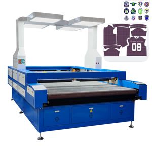 KC 1825 High Accuracy Large CO2 Laser <b>Cutting</b> <b>Machine</b> for <b>Fabric</b> with 220-415V Voltage Options - Product Image 1