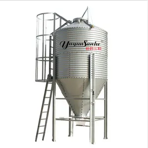 Feed Silo Metal Silo Galvanised Feed Tower For Pig Farm Poultry House