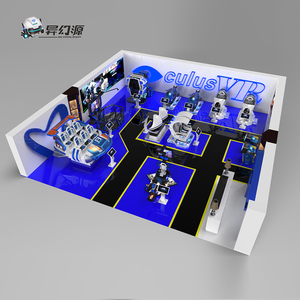 Parc à thème de zone de divertissement à haut revenu, installations de réalité virtuelle, monde de réalité virtuelle de 150 m2, parc à thème de réalité virtuelle 9D avec jeux d'arcade VR - Product Image 5
