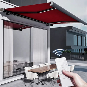 Cao Cấp Hiện Đại Nhôm Vải Điều Khiển Từ Xa Không Thấm Nước Tự Động Có Thể Thu Vào Mái Hiên Windproof Tính Năng 6M Chiếu Cho Sử Dụng Ngoài Trời - Product Image 5