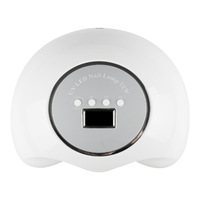 Lampe à ongles UV LED 72W avec 36 perles de fil doré, double longueur d'onde 365+405nm, capteur infrarouge compact, 4 minuteurs, séchoir de durcissement professionnel