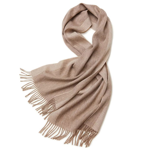 Elegante Bufanda Larga de Lana Neutral con Diseño Minimalista Atemporal, Transpirable y Duradera para Otoño, Uso Diario Versátil - Product Image 3