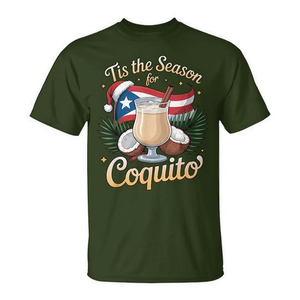 Es la temporada para la camiseta navideña Coquito de Puerto Rico - Product Image 2
