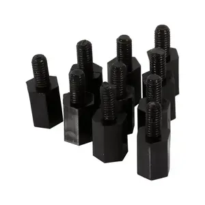 Hex Körperform weiß schwarz männlich weiblich Nylon Abstands halter M2.5 M3