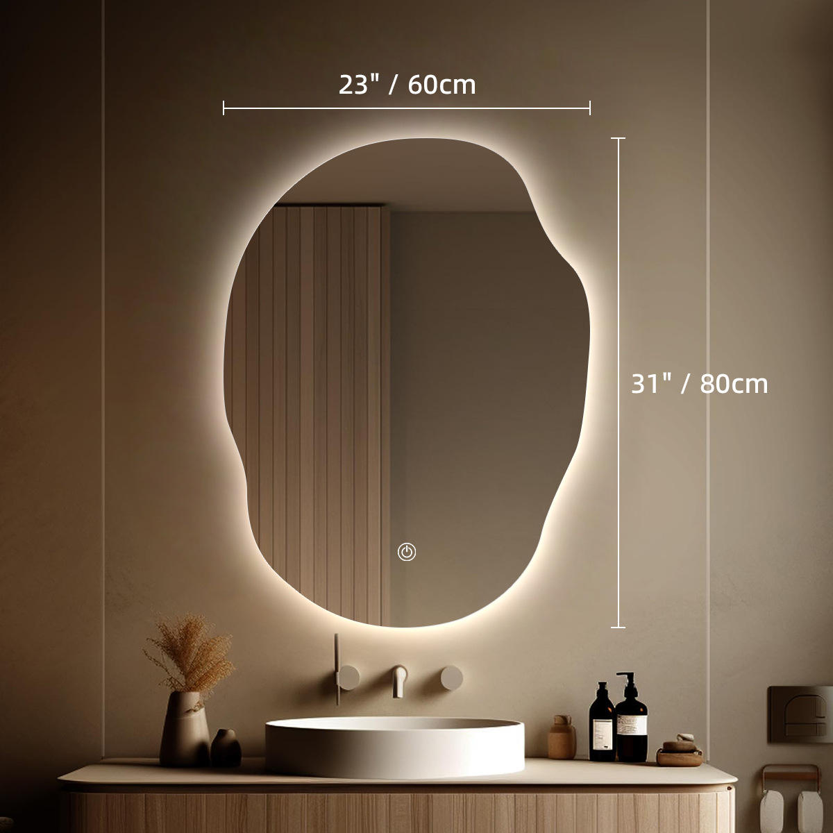 60*80cm [TD] Luz de tres colores (LUZ DE 3 colores)