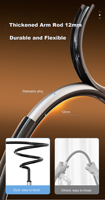 Support de tablette de bureau flexible et réglable en alliage, bras articulé rotatif à 360° pour iPad, portable et robuste