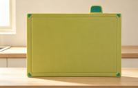 Ensemble de 4 planches à découper en plastique de qualité alimentaire, codées par couleur, avec support de rangement pour la cuisine, fruits, viande, légumes, alimentation pour bébés