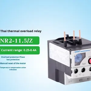 Relais thermique Chint NR2-93 Protection contre les surcharges thermiques CJX2 AC 93 Relais JRS1 <span class=keywords><strong>JR28</strong></span> Protection contre les courts-circuits et les fuites à 6 broches - Product Image 5