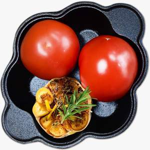 Marmite à four hollandais en fonte pré-assaisonnée Rôtissoire à pommes de terre et à l'ail rôti - Product Image 5