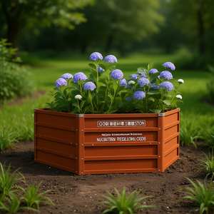 แปลงปลูกผักยกพื้นแบบเรียบง่าย รุ่น Wood Garden Raised Bed สีน้ำตาล D0100XFBV0J - Product Image 2