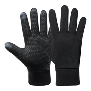 Custom Winter <strong>Waterproof</strong> Black Print Warm Thermal Touch Screen Sports Children <strong>Kids</strong> Riding Running <strong>Gloves</strong> - Product Image 2
