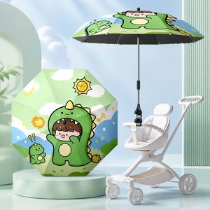 Sombrilla Universal para Cochecito de Bebé con Logotipo Personalizado, Clip Ajustable, Protección Solar UPF para Cochecito, Regalos para Niños - Product Image 1