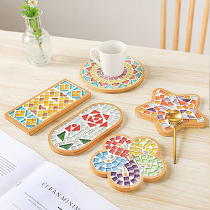 Kit de Manualidades para Posavasos de Mosaico de Dibujos Animados al por Mayor - Actividad Familiar Divertida para Niños y Adultos, Rompehielos para Fiestas y Suministros para Eventos - Product Image 2