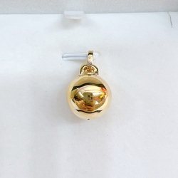Pendentif boule en or jaune clair