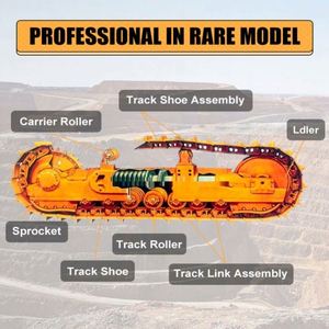 Rodillo Inferior de Repuesto para Excavadora <span class=keywords><strong>Wacker</strong></span> Neuson 8002 8003, Piezas del Tren de Rodaje - Product Image 6