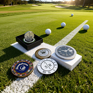 Marcador de Pelota de Golf Personalizado de Metal con Diseño de Dibujos Animados Grabado, Ligero y Portátil, Venta al por Mayor de Fábrica - Product Image 4