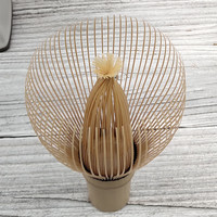En stock, fouet à matcha blanc de haute qualité, fouet à matcha artisanal en bambou, fouet à matcha blanc fin biologique en bambou Chasen