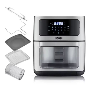 Friteuse à air intelligente 1800W 10L avec écran tactile LED, fenêtre de visualisation et température réglable pour une cuisson sans huile - Product Image 1
