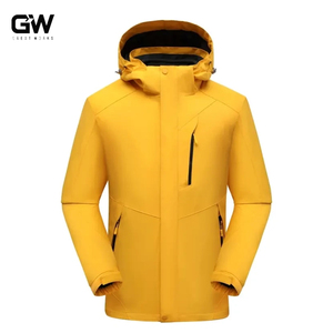 Custom Logo Hooded <strong>Waterproof</strong> Windbreaker Jacket Long Warm Winter Outdoor <strong>Coat</strong> with Zipper Closure <strong>Plus</strong> <strong>Size</strong> Feature - Product Image 4