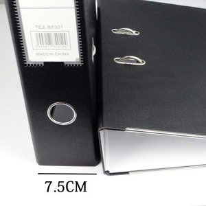 แฟ้มเจาะรูสองรู A4 แบบหนาพิเศษ ใช้งานรวดเร็ว พร้อมช่องใส่สัญญา สำหรับจัดเก็บสมุดบันทึกและเอกสาร - Product Image 4