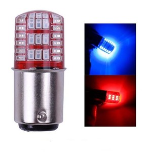 Bombillas LED para Frenos de Automóvil, Rojo, Blanco, Azul, <span class=keywords><strong>BAY15D</strong></span> P21/5W 1157, Luz Estroboscópica LED 3014, 42 LED, Luz Intermitente de Freno - Product Image 4