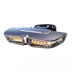 Yueli Smart Remote Control Bike Tail <b>Light</b> <b>Led</b> Warning <b>Light</b> IpX4 Waterproof Type C Charging - Product Image 5