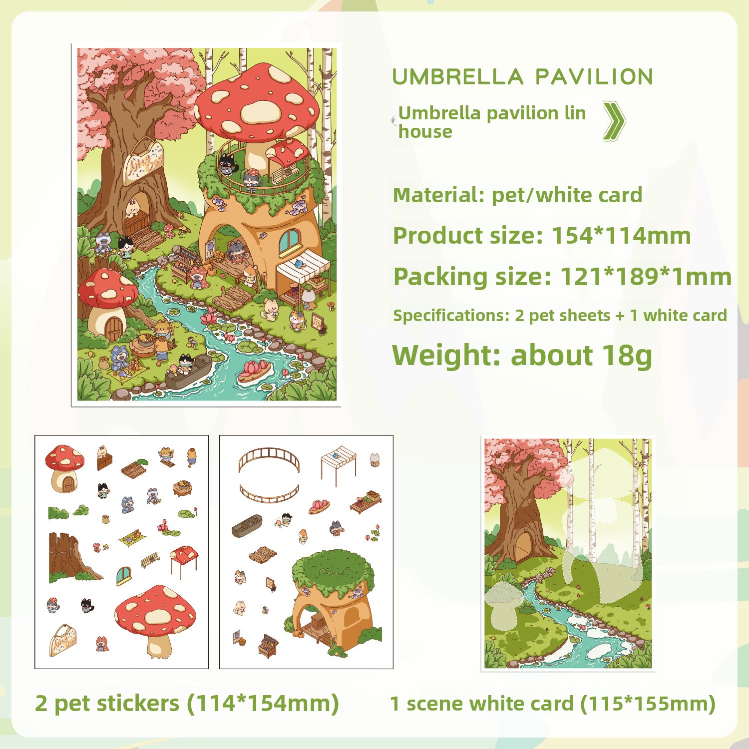 D Parasol Pavillon Forest Lodge