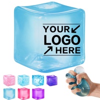 Cube anti-stress souple en plastique, jouet de bureau OEM avec logo, pour soulager l'anxiété et favoriser la concentration, vente en gros