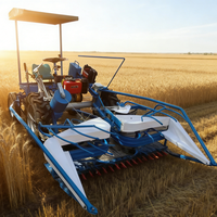 Moissonneuse-batteuse multifonctionnelle compacte pour le maïs, le blé et le riz