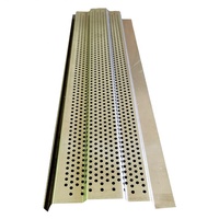 Promotion : Filtre de toit en aluminium pour gouttière, protection contre l'eau de pluie, maille perforée expansée, pliage et découpe sur mesure pour la construction