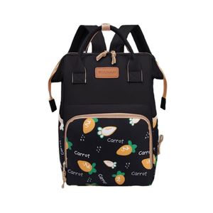 Custom Logo Waterproof Baby Diaper Bag With USB <b>Large</b> <b>Capacity</b> Mommy <b>Backpacks</b> - Product Image 2