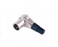 Connecteur XLR à 3 broches, 5 pièces, tout noir, Style neutre k