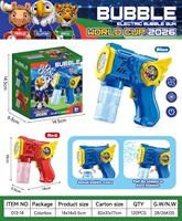 Machine à bulles électrique unisexe nouvelle génération en gros, jouet pour enfants en plastique PP automatique, pistolet à bulles amusant pour jouer en plein air