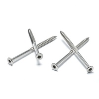 Vis à bois à tête plate Torx en acier inoxydable pour la construction en bois, meubles de balcon et de terrasse extérieurs