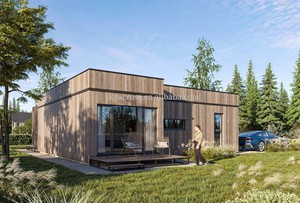 Maison préfabriquée, propriétés de location préfabriquées, complexe de villégiature de luxe, logement modulaire, kit de maison préfabriquée, maison à un étage - Product Image 5