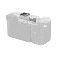 Poignée ergonomique SMALLRIG argentée pour Sony Alpha 7C II/Alpha 7CR/Alpha 7C 8g, microphone léger pour studio photo